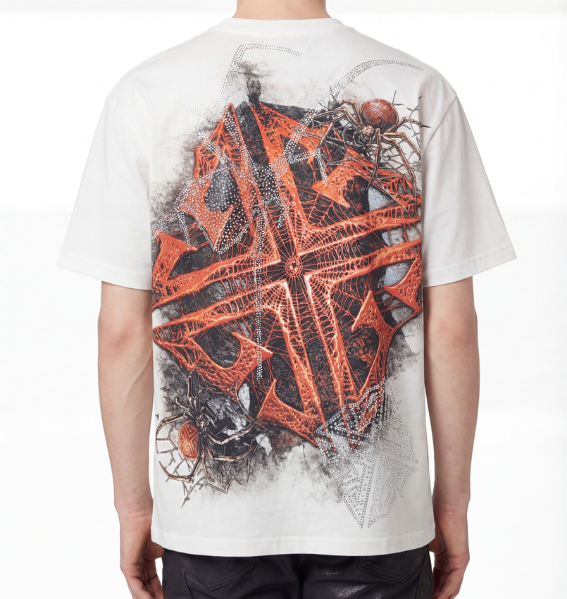 GUAPI T-SHIRT White Spider Tee