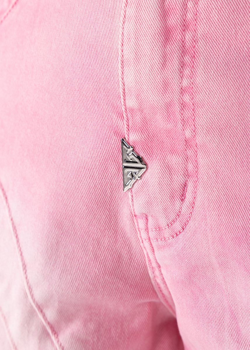 GUAPI Shorts French Rose Cross Buckle