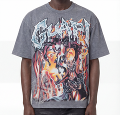 GUAPI T-SHIRT Grey Cyborg Tee