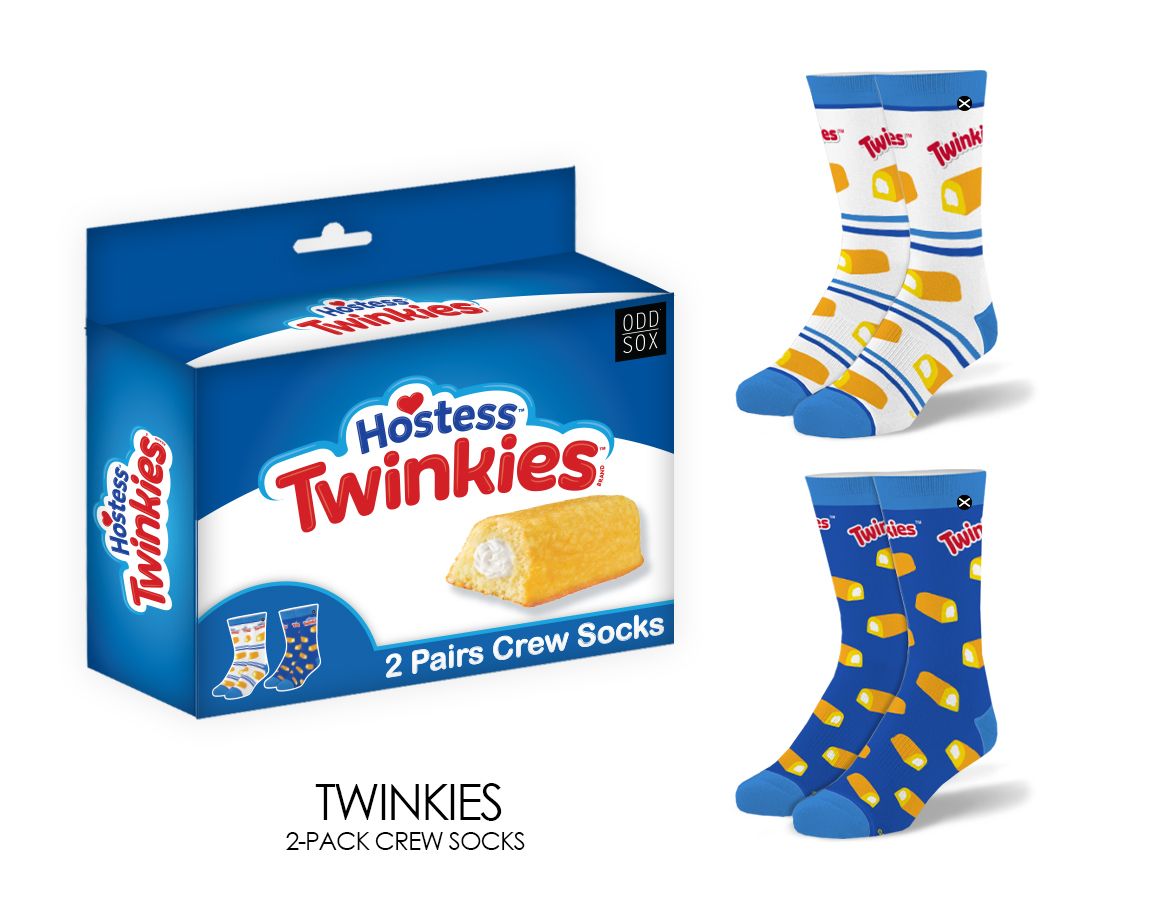 ODD Twinkies 2 Pack Crew - Novelty Box (OS-214012PKCSNB)