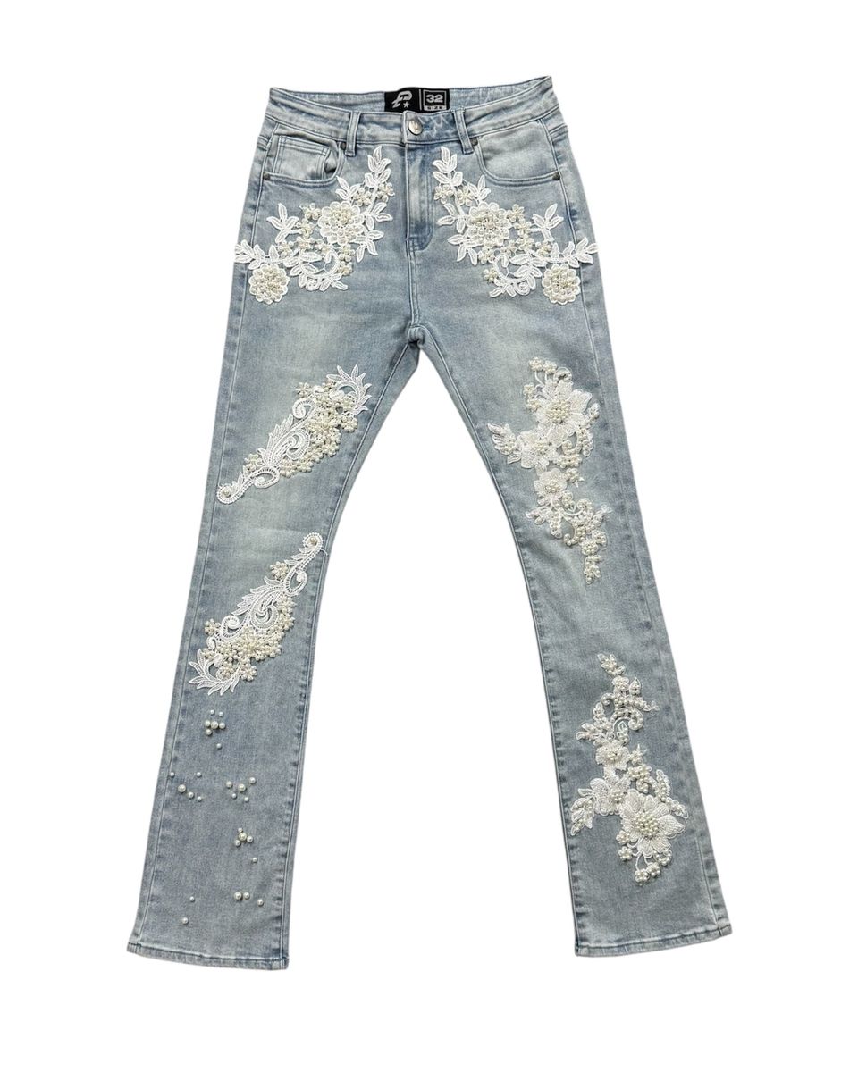 POLITICS STUDIOS -Jeans-Stacked-Diora-Hol-Blue-59)