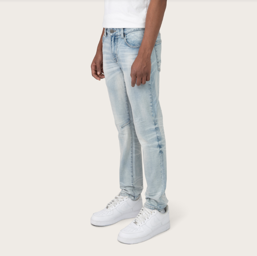 SMOKE RISE ESSENTIAL DRY EFFECT WASHED JEANS (JP26S102)