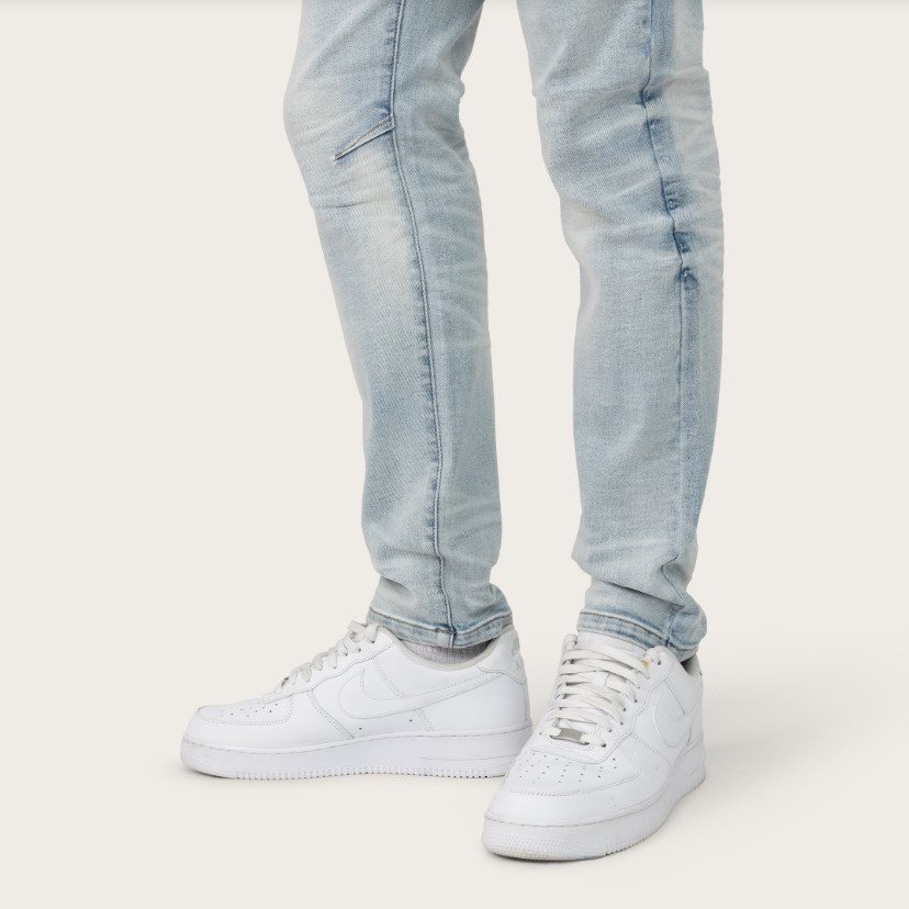 SMOKE RISE ESSENTIAL DRY EFFECT WASHED JEANS (JP26S102)