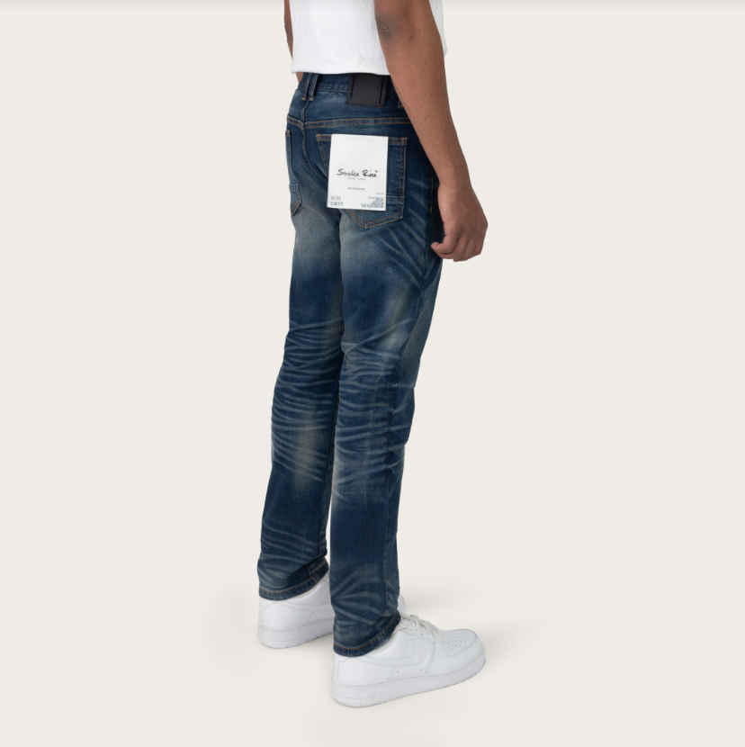 SMOKE RISE ESSENTIAL DRY EFFECT WASHED JEANS (JP26S102)