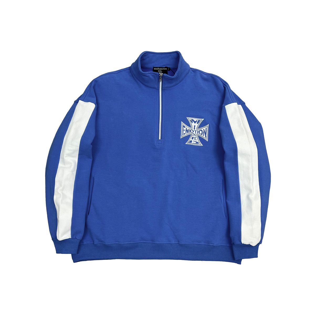 MIXED EMOTION "Blue" Quarter Hoodie