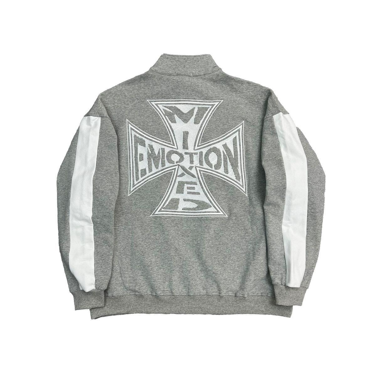 MIXED EMOTION "Grey" Quarter Hoodie