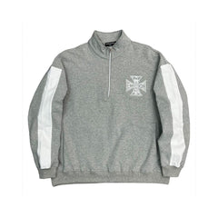 MIXED EMOTION "Grey" Quarter Hoodie