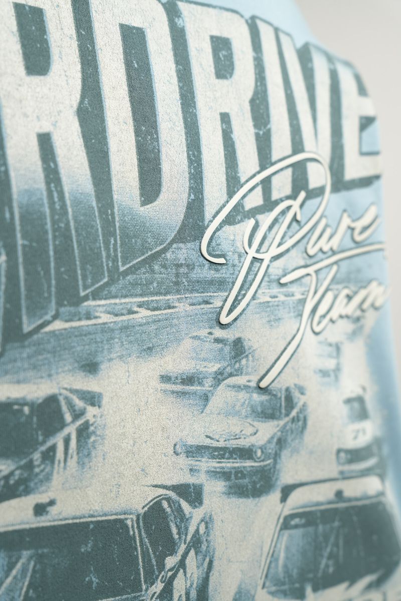 PURE  Overdrive Sky Blue T-Shirt (PUR22290-35)