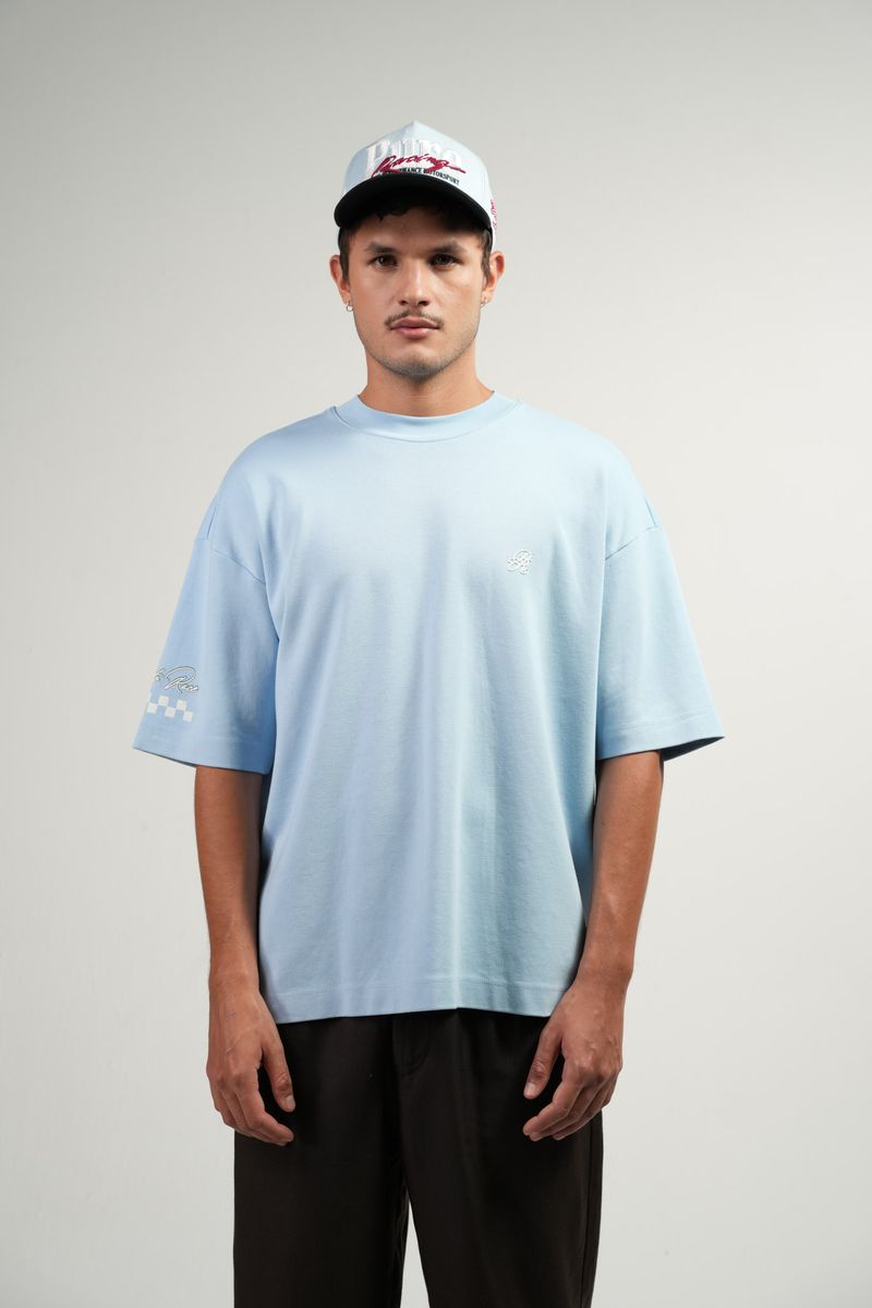 PURE  Overdrive Sky Blue T-Shirt (PUR22290-35)