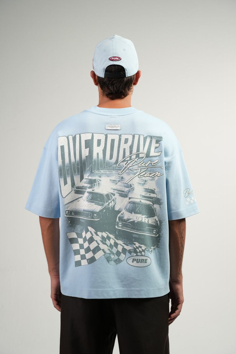 PURE  Overdrive Sky Blue T-Shirt (PUR22290-35)