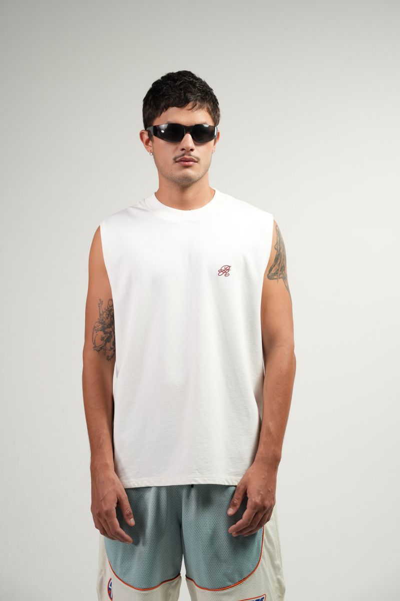PURE Overdrive Ivory Tank Top (PUR22300-22)