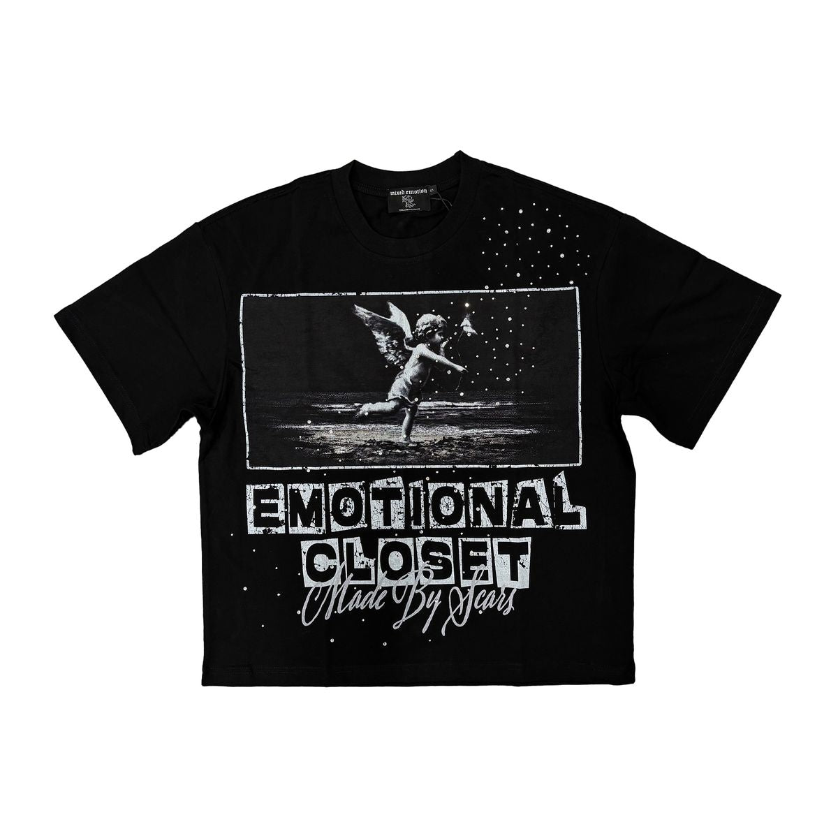 MIXED EMOTION T-SHIRT  Black “scar” Tee