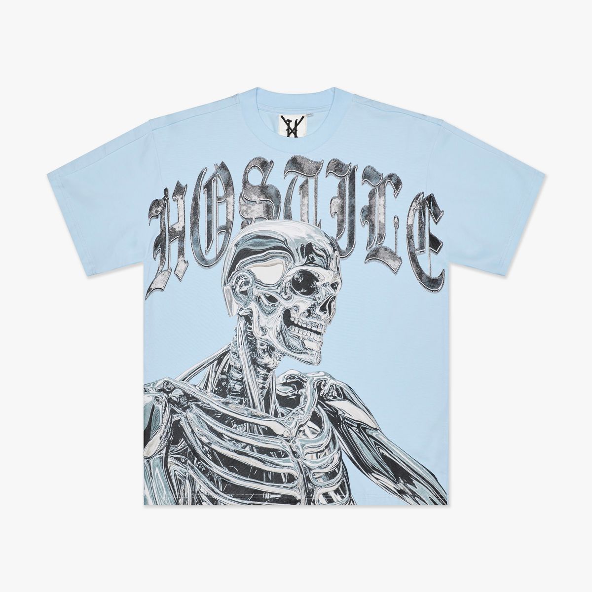 XHUSTILE T-SHIRTS XHostile-Chrome Skeleton (xh-00037)