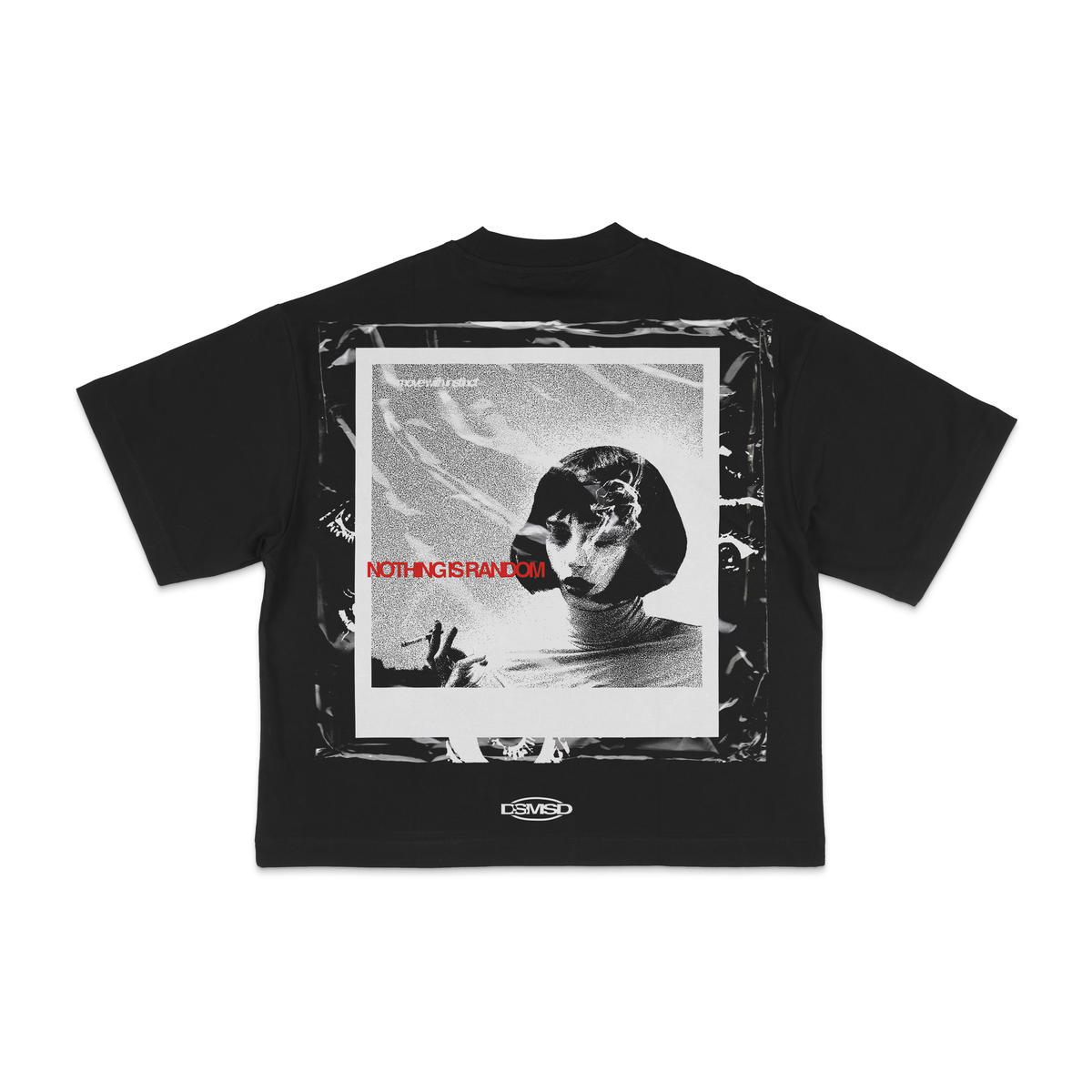 DSMSD t-shirt nothing is random BOXY T