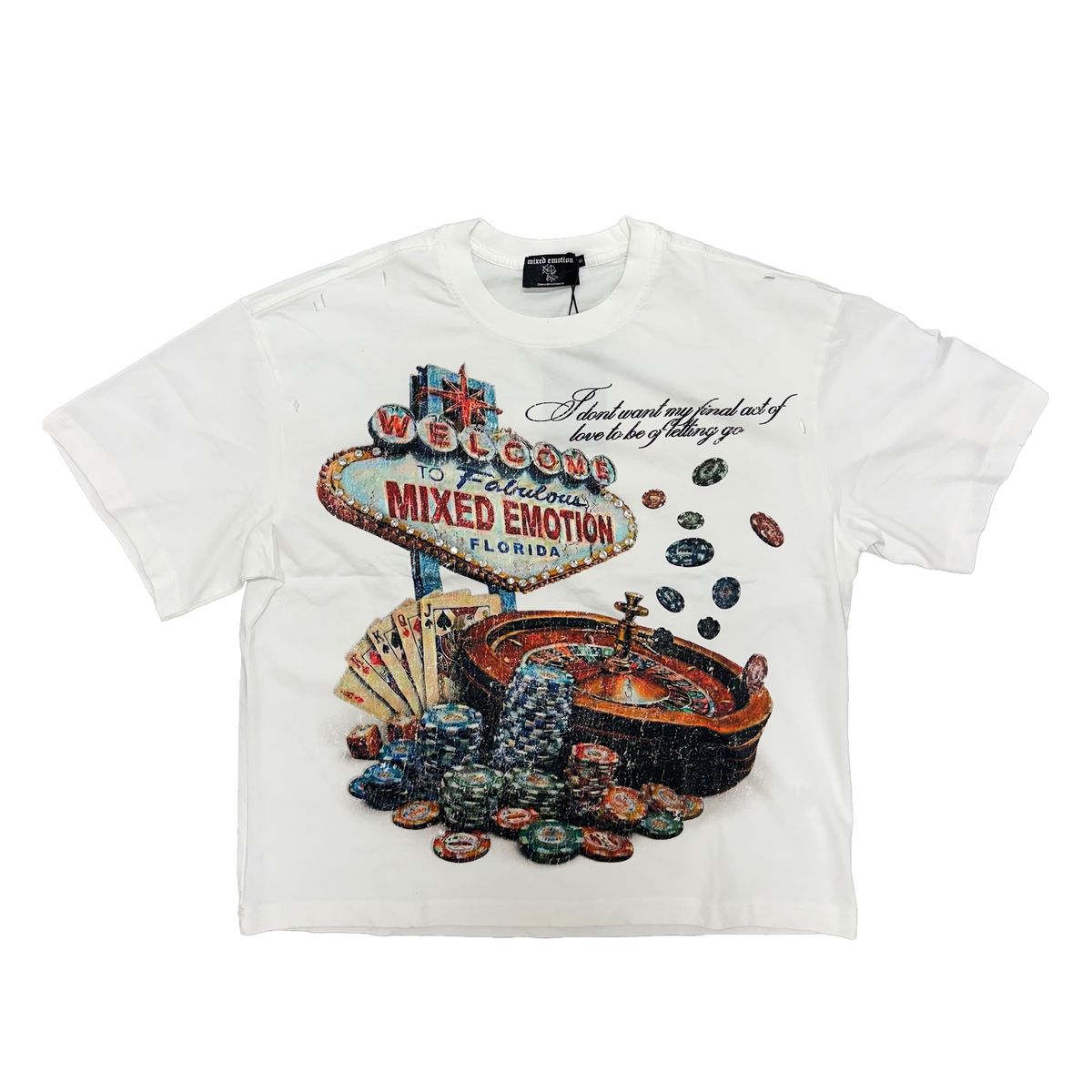 MIXED EMOTION t-shirt  Lottery” Tee (“Lottery” Tee)