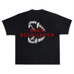 RICH DEAD IDOLS t-shirt "money hungry " BLACK AND RED
