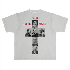 RICH DEAD IDOLS t-shirt the UNTOUCHABLE al capone" GREY