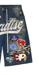 PARADISE LOST SHORT Paradise Patchwork Shorts (PL00863)