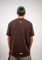 PURE  Brown Regular T-Shirt (PUR22617-32)