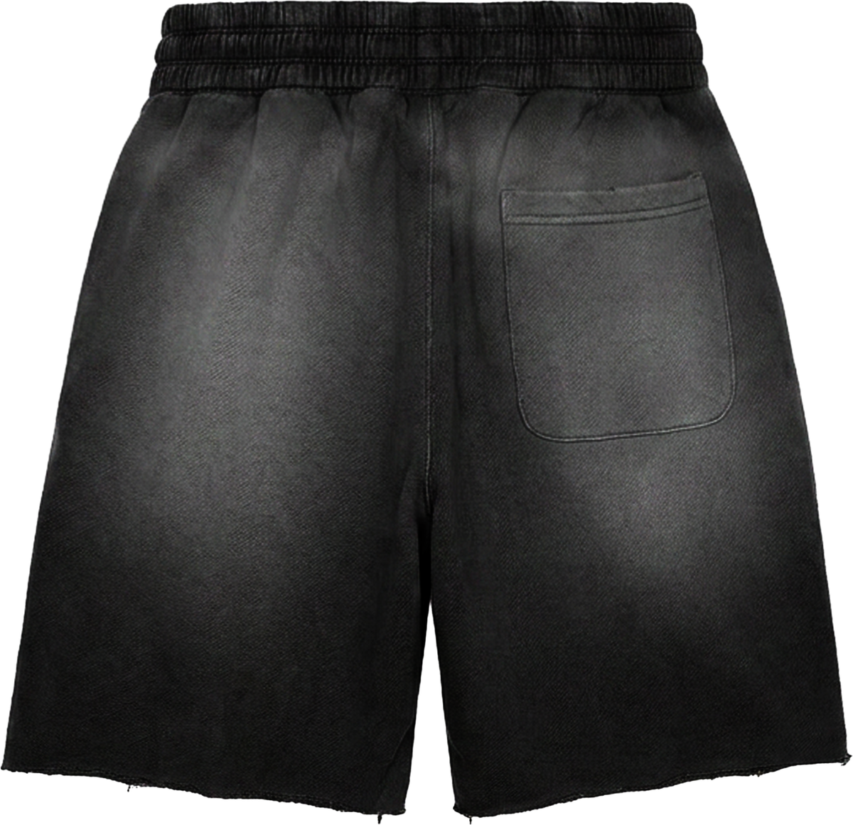 GLAZA GOD Heavyweight French Terry Shorts – BLACK Wash