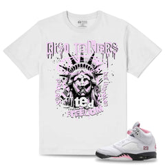RISQ TAKERS t-shirt RTDe - Muted Freedom - WHITE 5