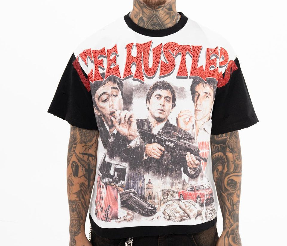 LIFE HUSTLERS T-SHIRT LH 'Scarface' TEE