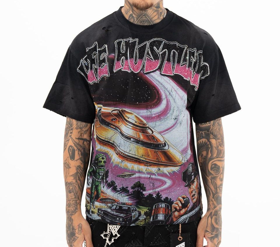 LIFE HUSTLERS T-SHIRT LH 'Alien Invasion' TEE
