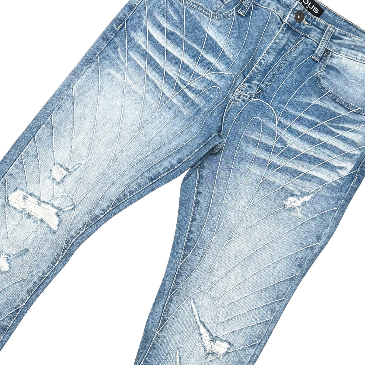 VICIOUS PANTS  PREMIUM DENIM SKINNY BOOT CUT
