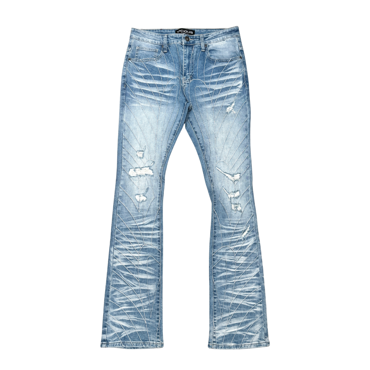 VICIOUS PANTS  PREMIUM DENIM SKINNY BOOT CUT