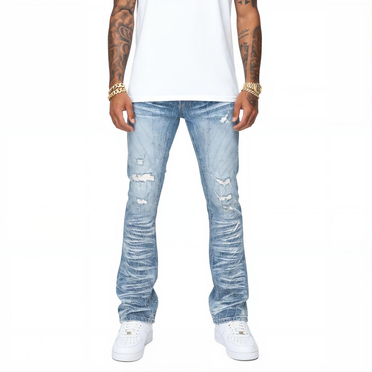 VICIOUS PANTS  PREMIUM DENIM SKINNY BOOT CUT