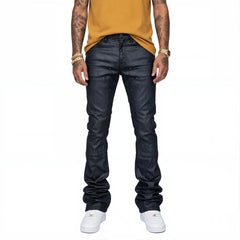 VICIOUS  PREMIUM BLACK COATED DENIM (VC1230 COATED BLACK)