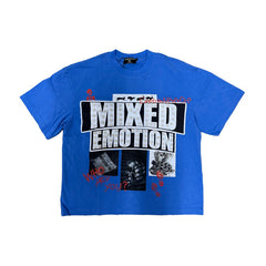 MIXED EMOTION t-shirt Blue “Lost Identity” Tee