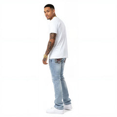 VICIOUS pants logo ON THE BACK POCKETS