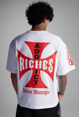 RICH GANG T-SHIRT ADDICT (#OVZ TEE, (RCH14))