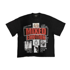 MIXED EMOTION T-SHIRT Black ‘Lost Identity’ Tee