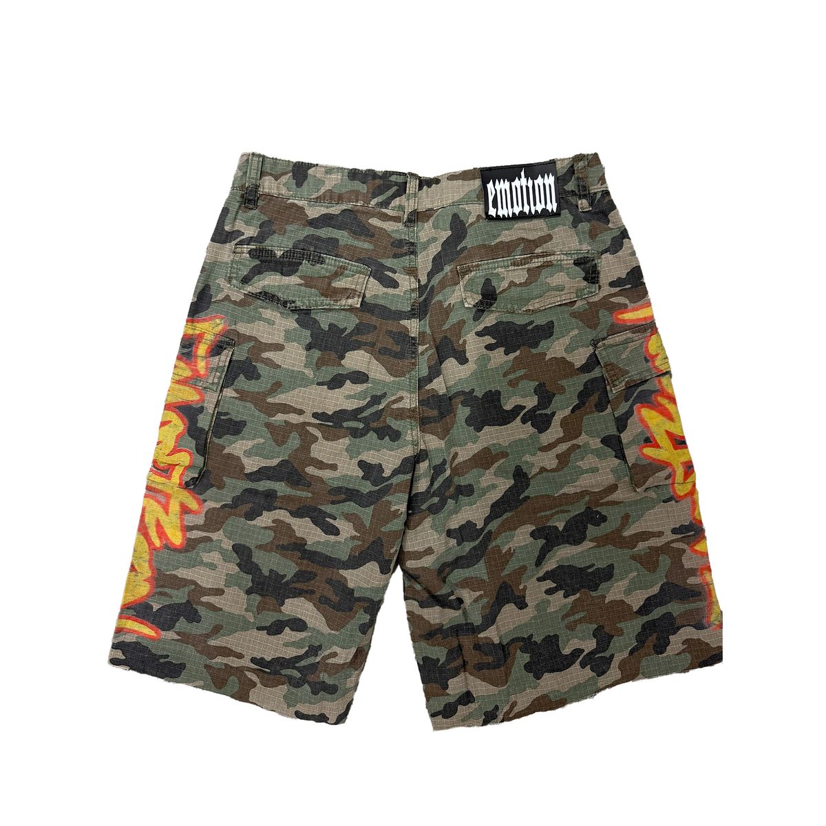 MIXED EMOTION  “Battle” Camo Shorts