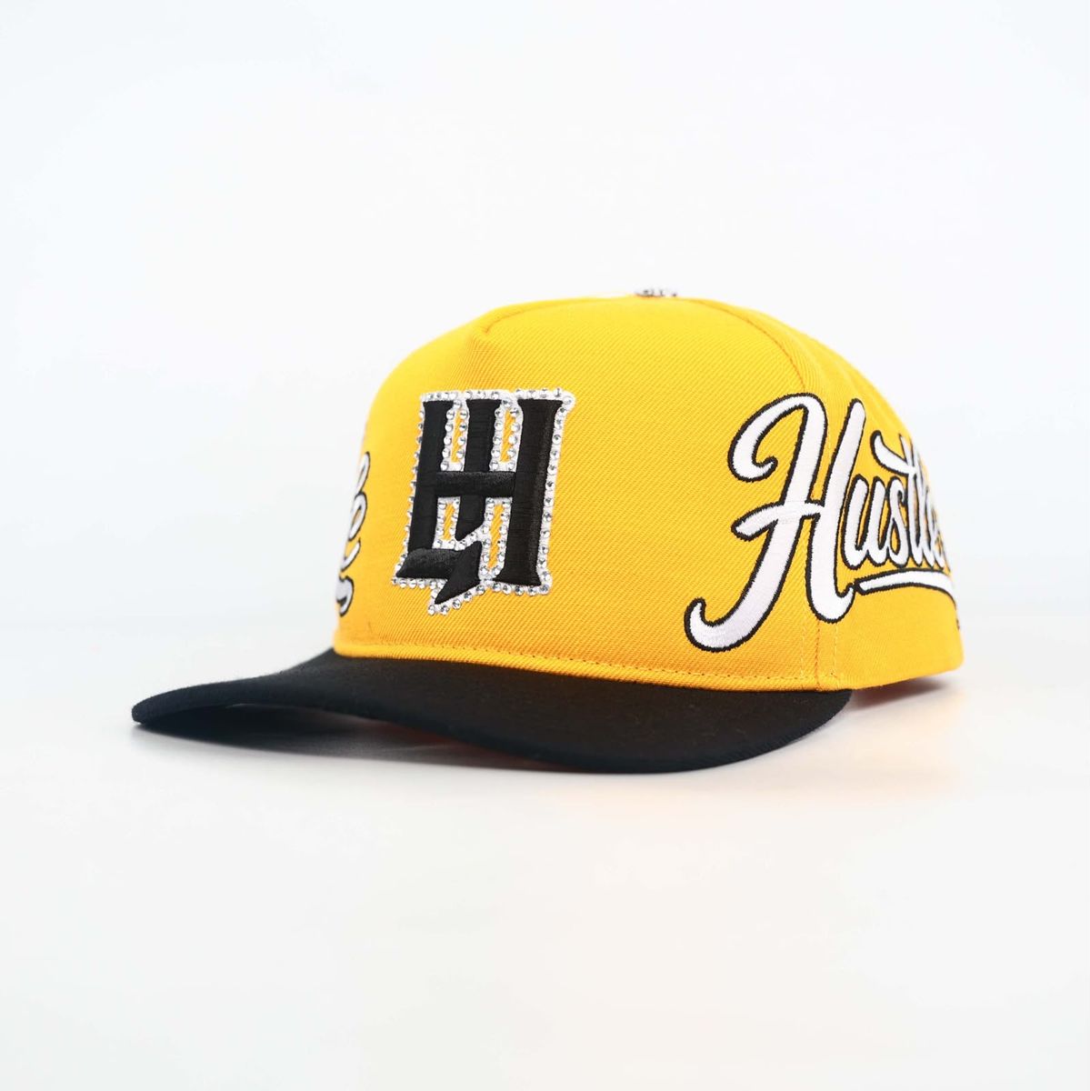 LIFE HUSTLERS HAT LH BLACK & YELLOW