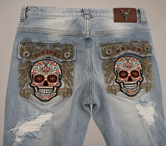 VICIOUS pants logo ON THE BACK POCKETS