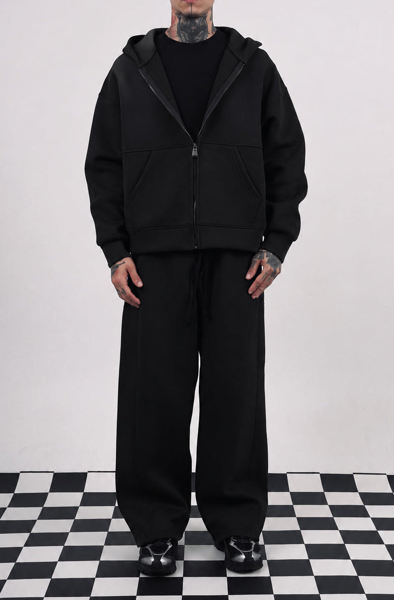 RICH GANG NO PRINT ZIPPER SET