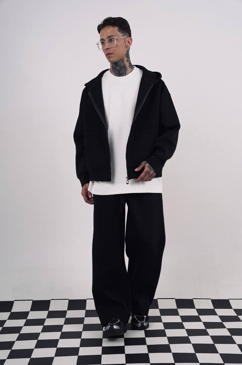 RICH GANG NO PRINT ZIPPER SET