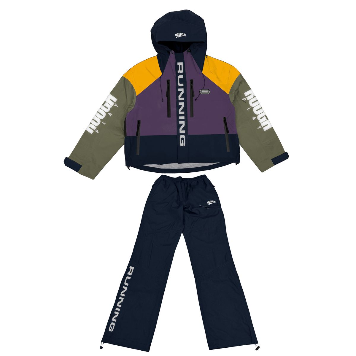 ROUGHPLAY WATER RESISTANCE TRACKSUIT PURPLE