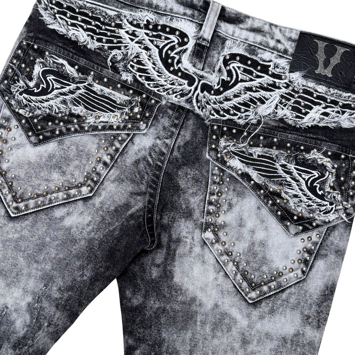 VICIOUS Premimum Denim Rip & Repair / Light Artwork BackPockets