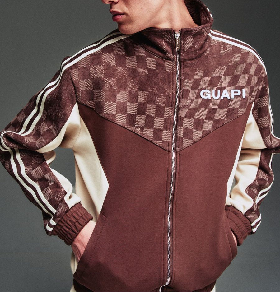 GUAPI Oak Brown Grand Prix Track Jacket