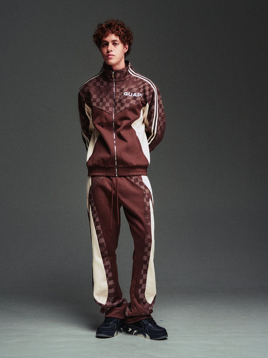 GUAPI Oak Brown Grand Prix Track Jacket