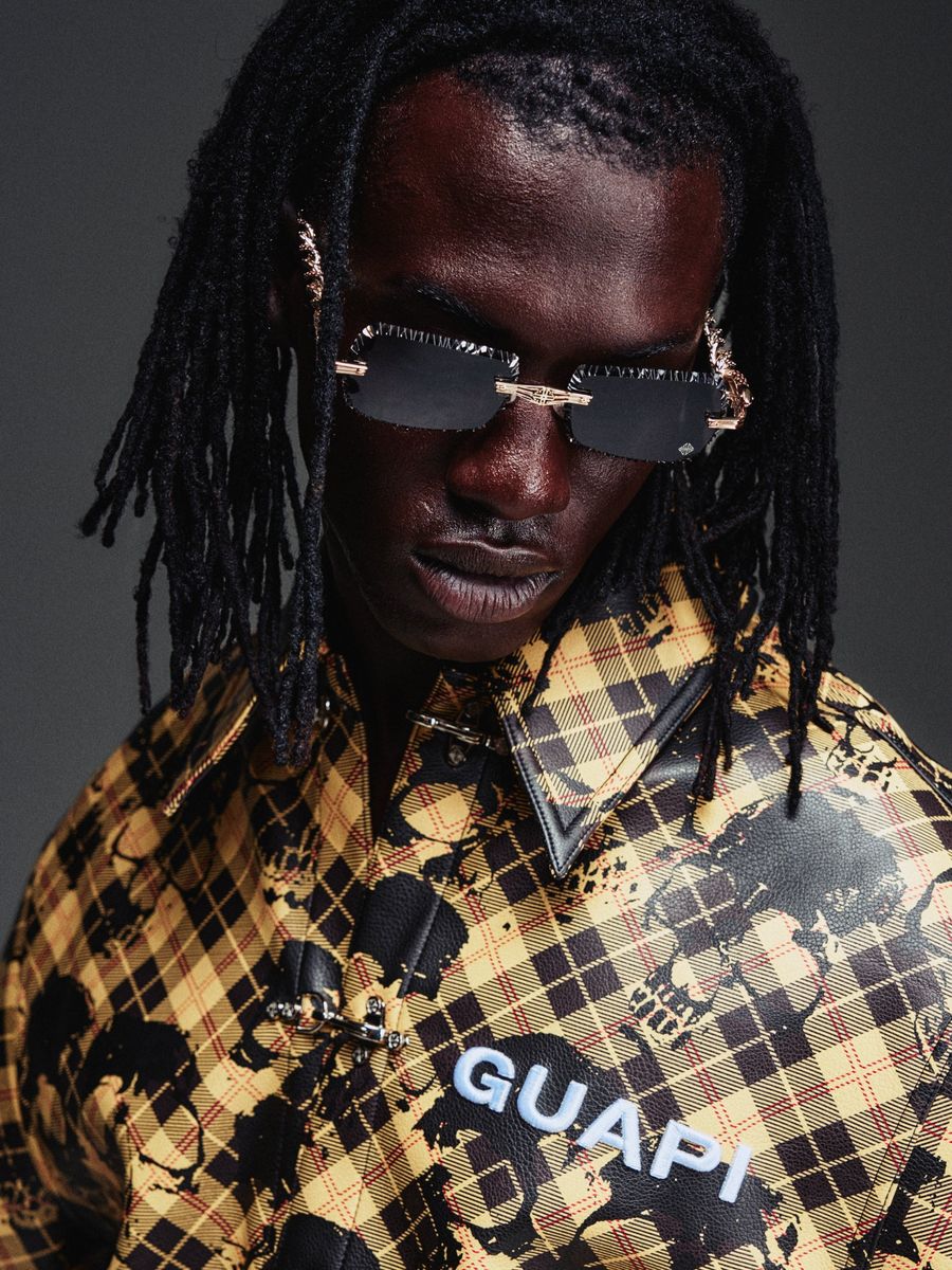 GUAPI Obsidian Black Serpent Glasses