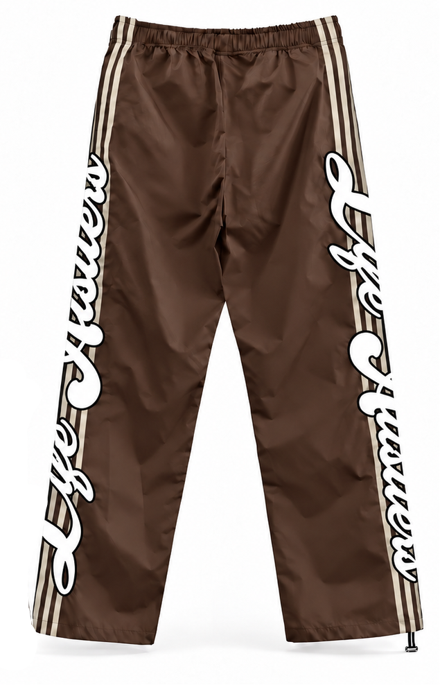 LIFE HUSTLERS TRAP SWEAT PANTS brown