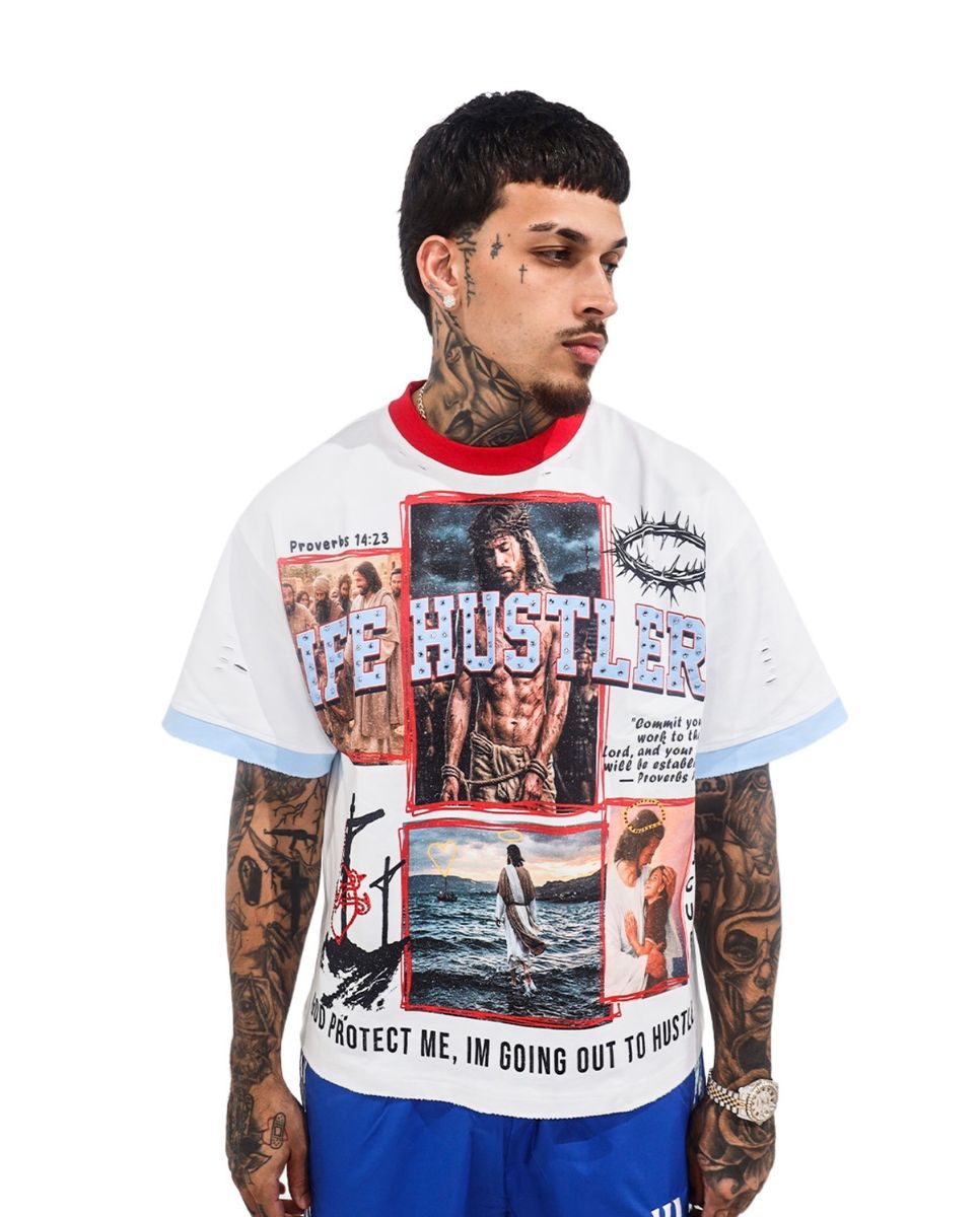 LIFE HUSTLERS t-shirt LH 'JESUS TEE