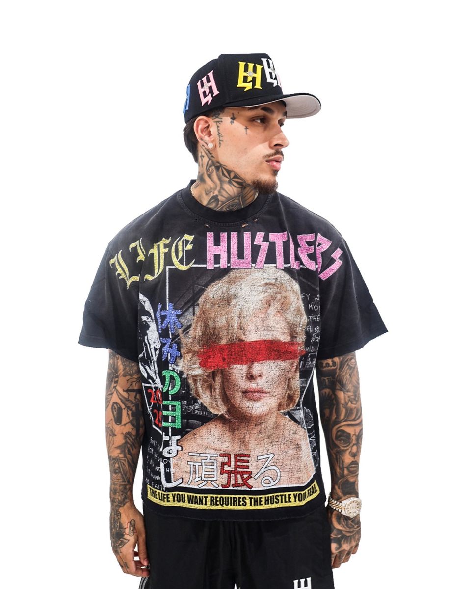 LIFE HUSTLERS t-shirt man  LH "Blind Woman"