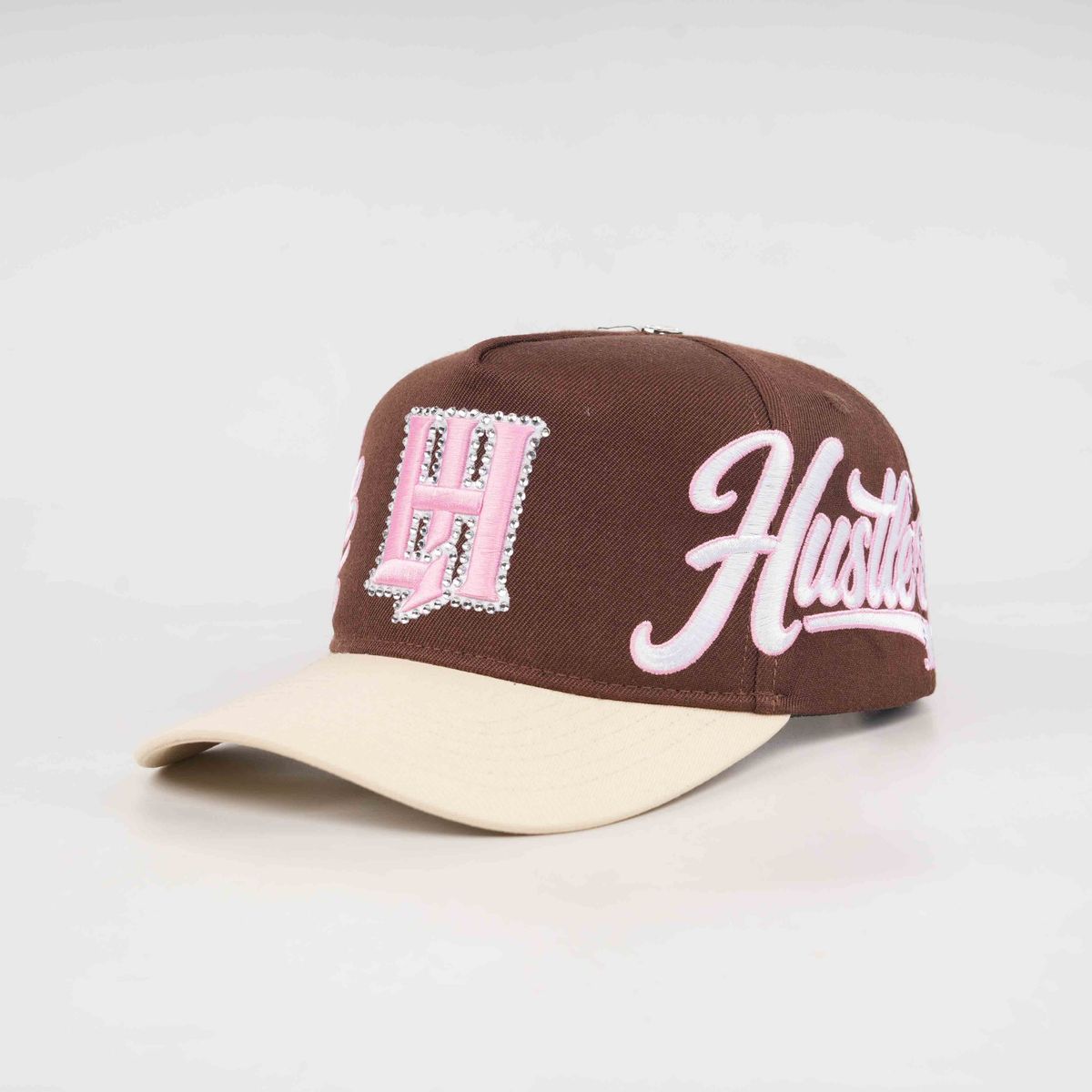 LIFE HUSTLERS HAT LH Brown/ Pink