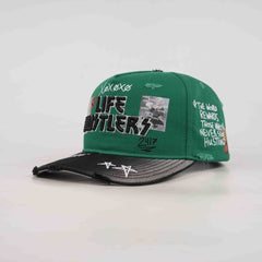 LIFE HUSTLERS hat  (LH DESIGNER green